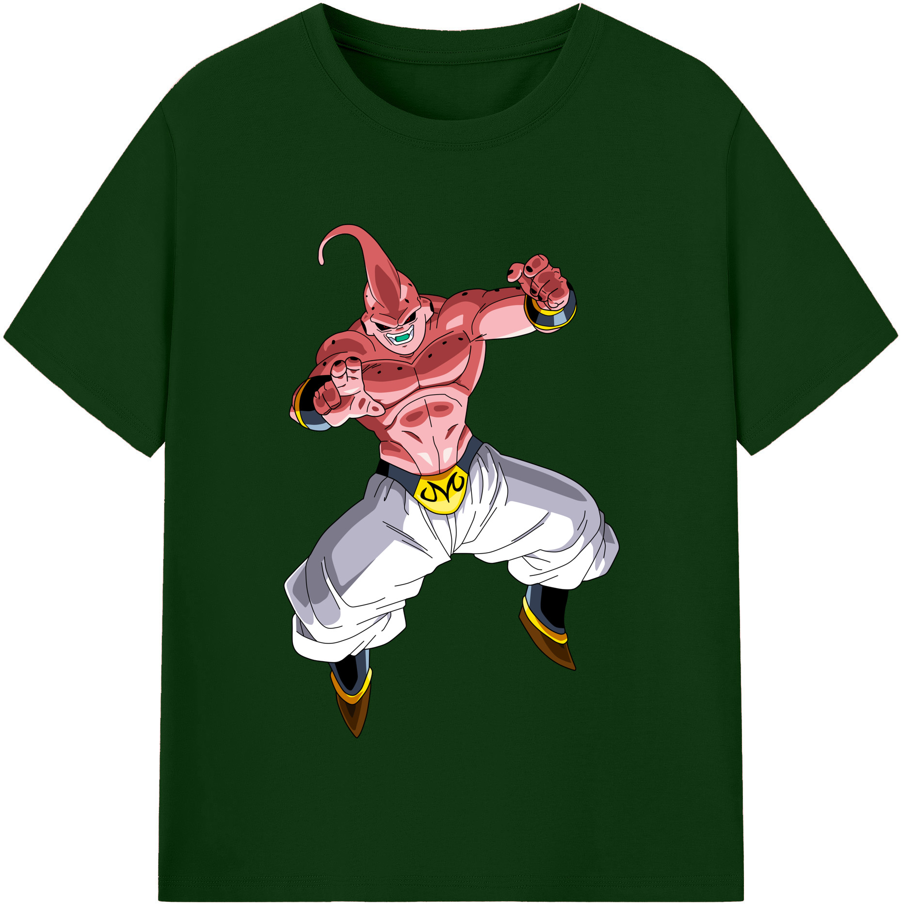 （画像用） ドラゴンボール 魔人ブウ DRAGON BALL Majin Buu 綿100％半袖Tシャツ（フロントプリント）